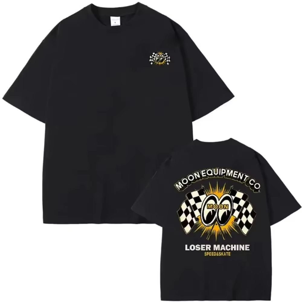 Streetwear Brand Clothing - Koszulka z motywem motocykla Red Roadster