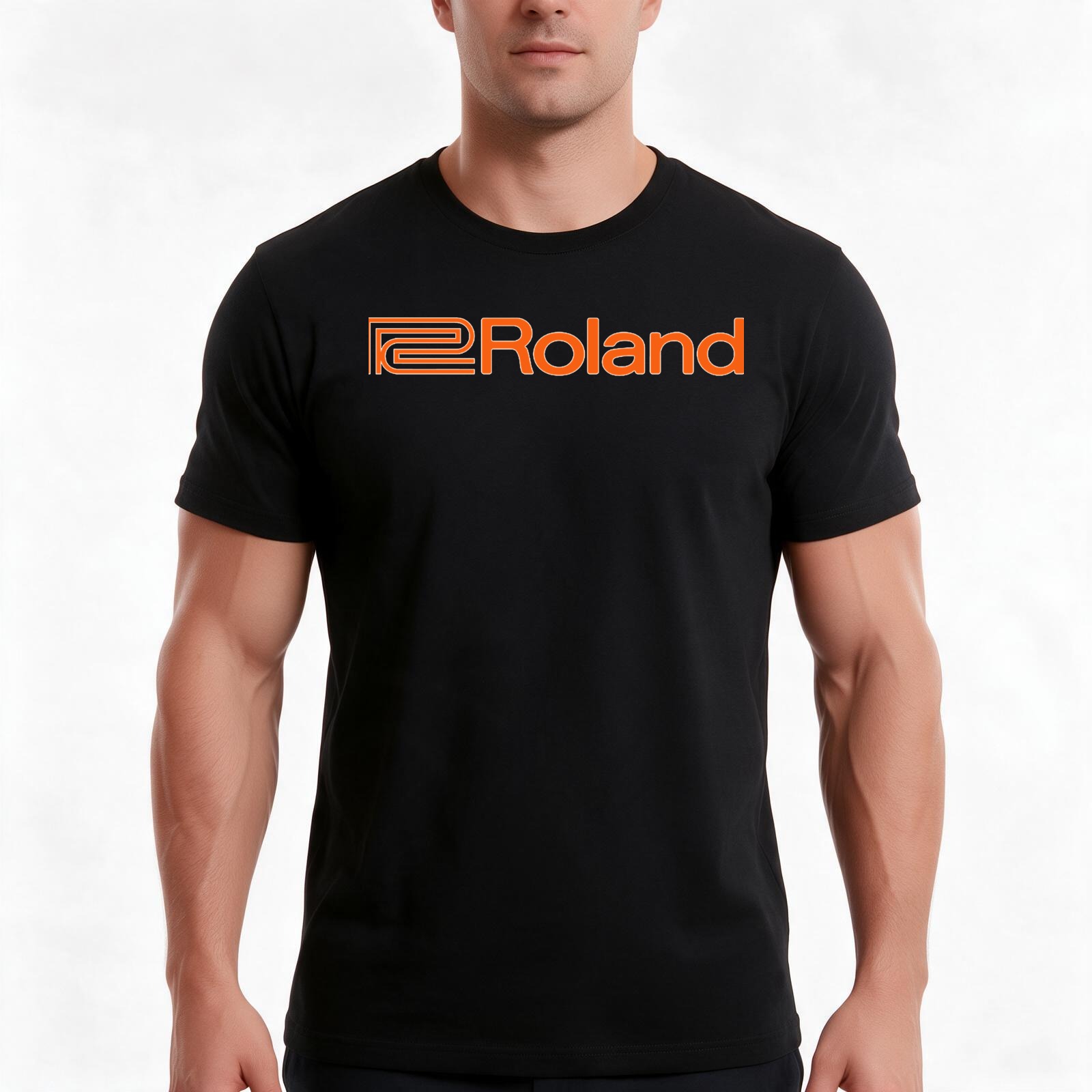 Streetwear Brand Vintage - Klasyczna koszulka z motywem klawiatury fortepianu