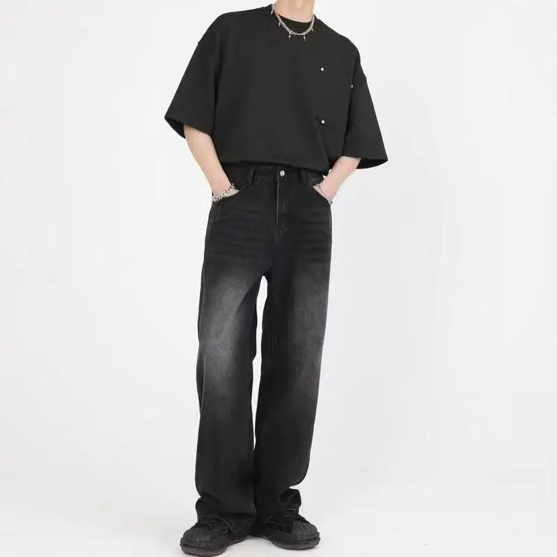 Koreańskie modne męskie jeansy – Streetwear Brand Denim recenzja i cena